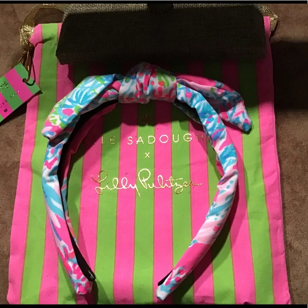 LELE SADOUGHI X LILLY PULITZER NWT AUTHENTIC KID HEADBAND